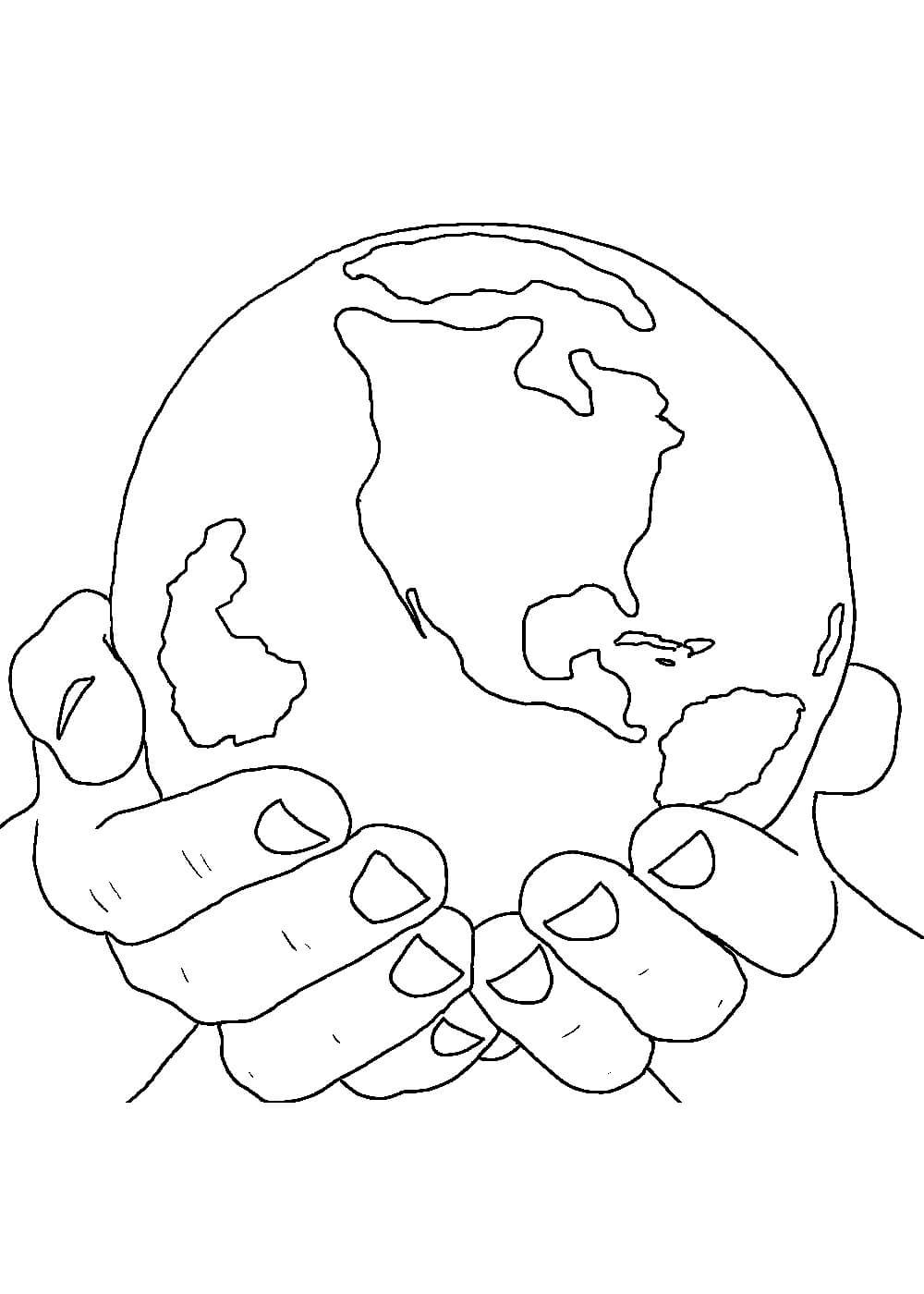 Планета земля раскраска для детей
