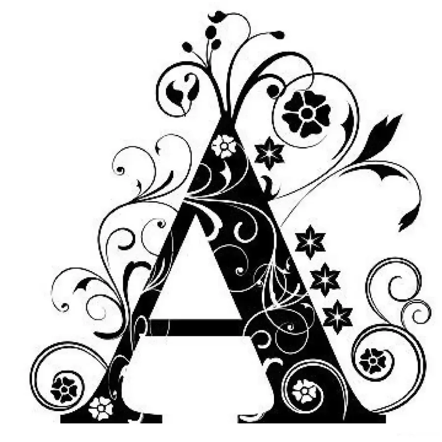 Стилизованная буква а