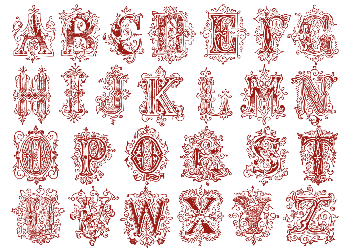 Стилизованные буквы