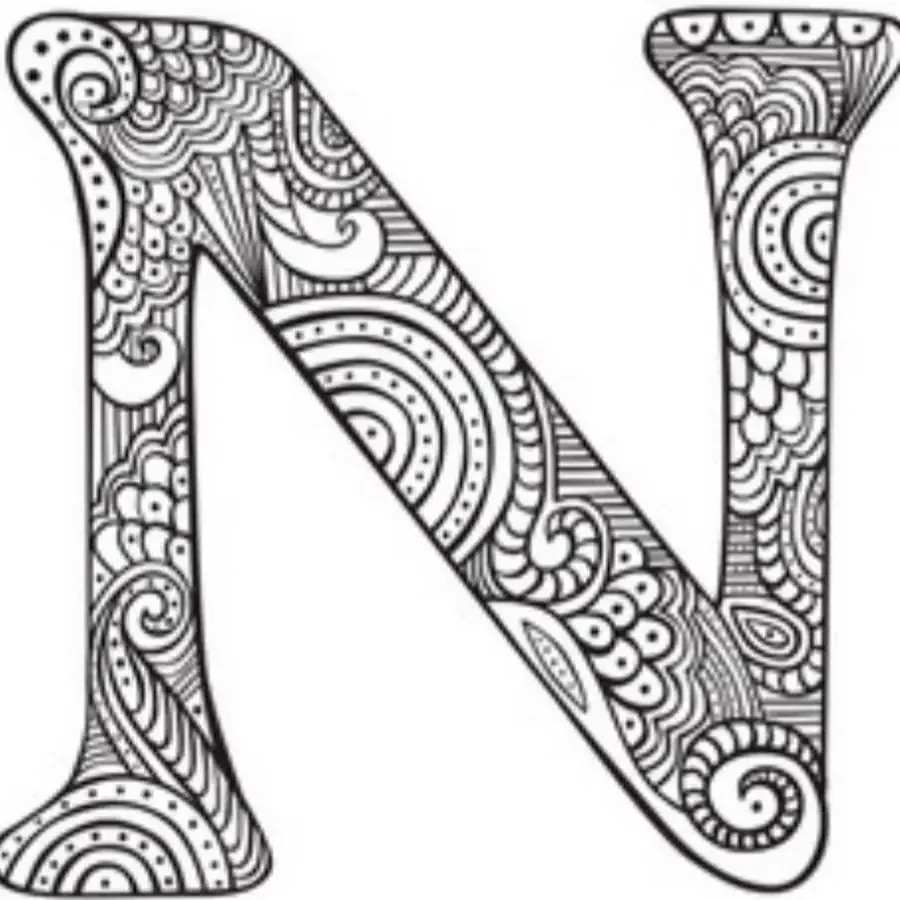 Буквы антистресс русские