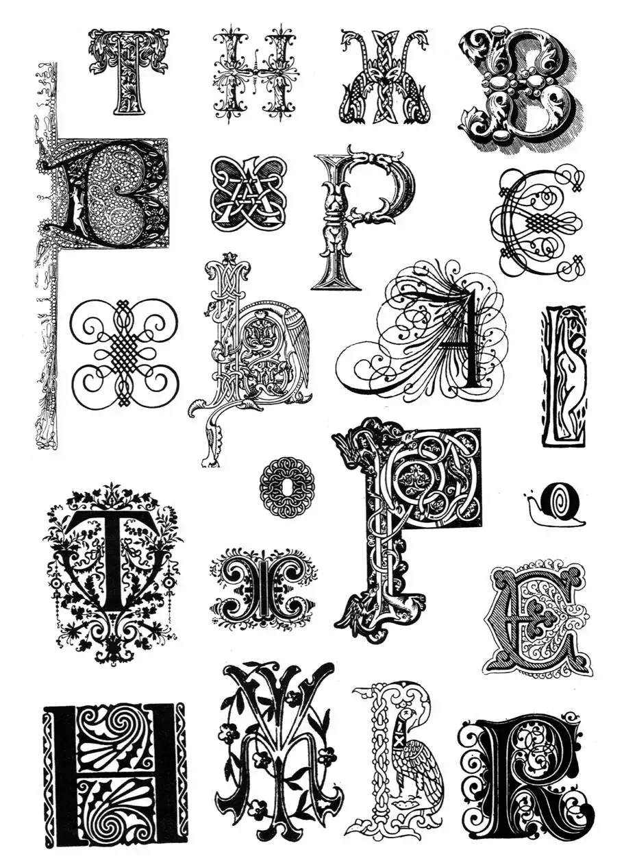 Декоративные буквы