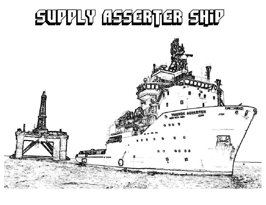 Гравюра ледокол