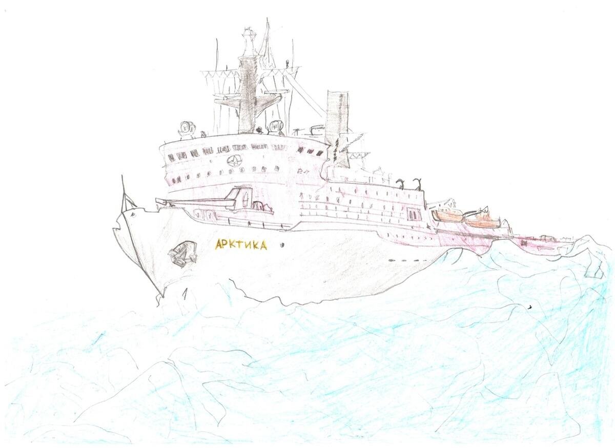 Корабль раскраска для детей