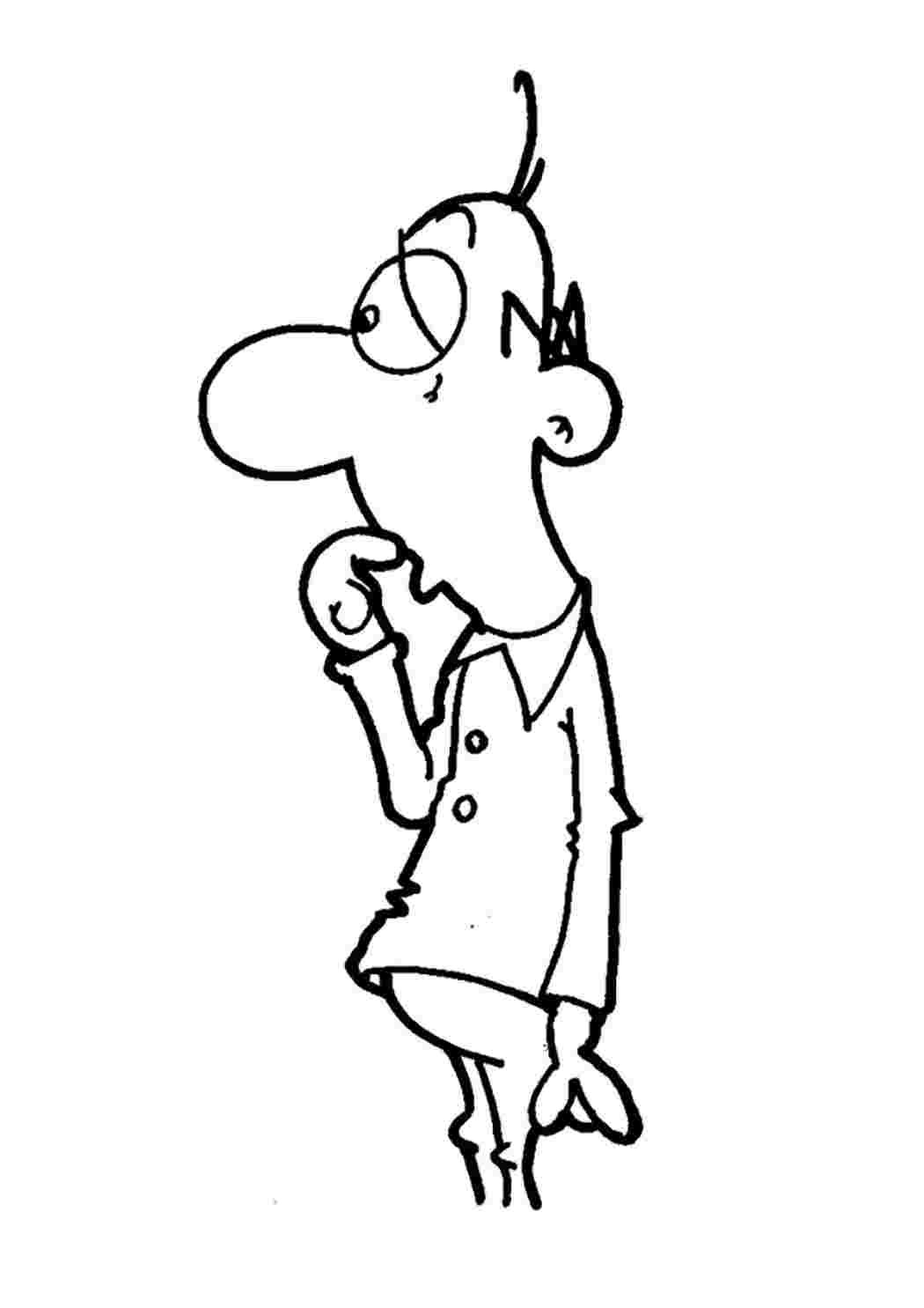 Веселые человечки раскраска