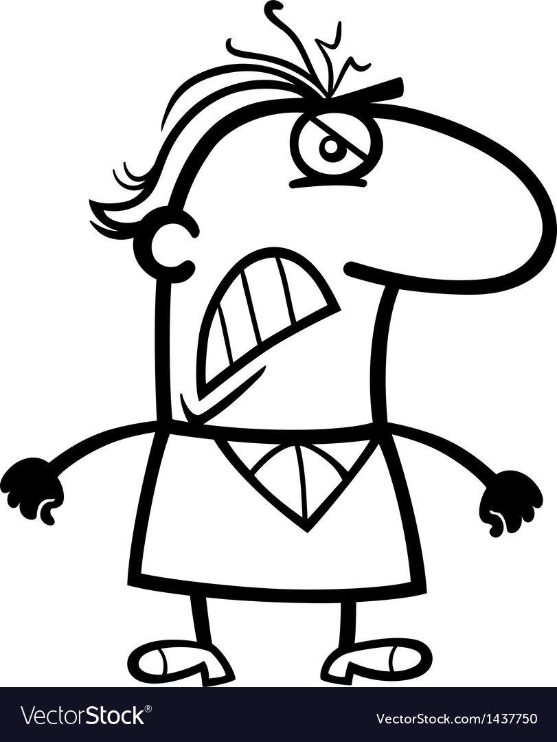 Злой ребенок рисунок