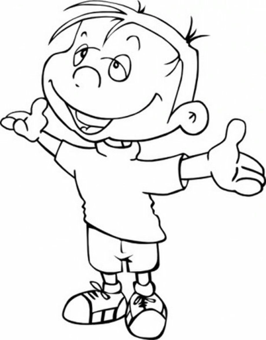 Веселые человечки раскраска