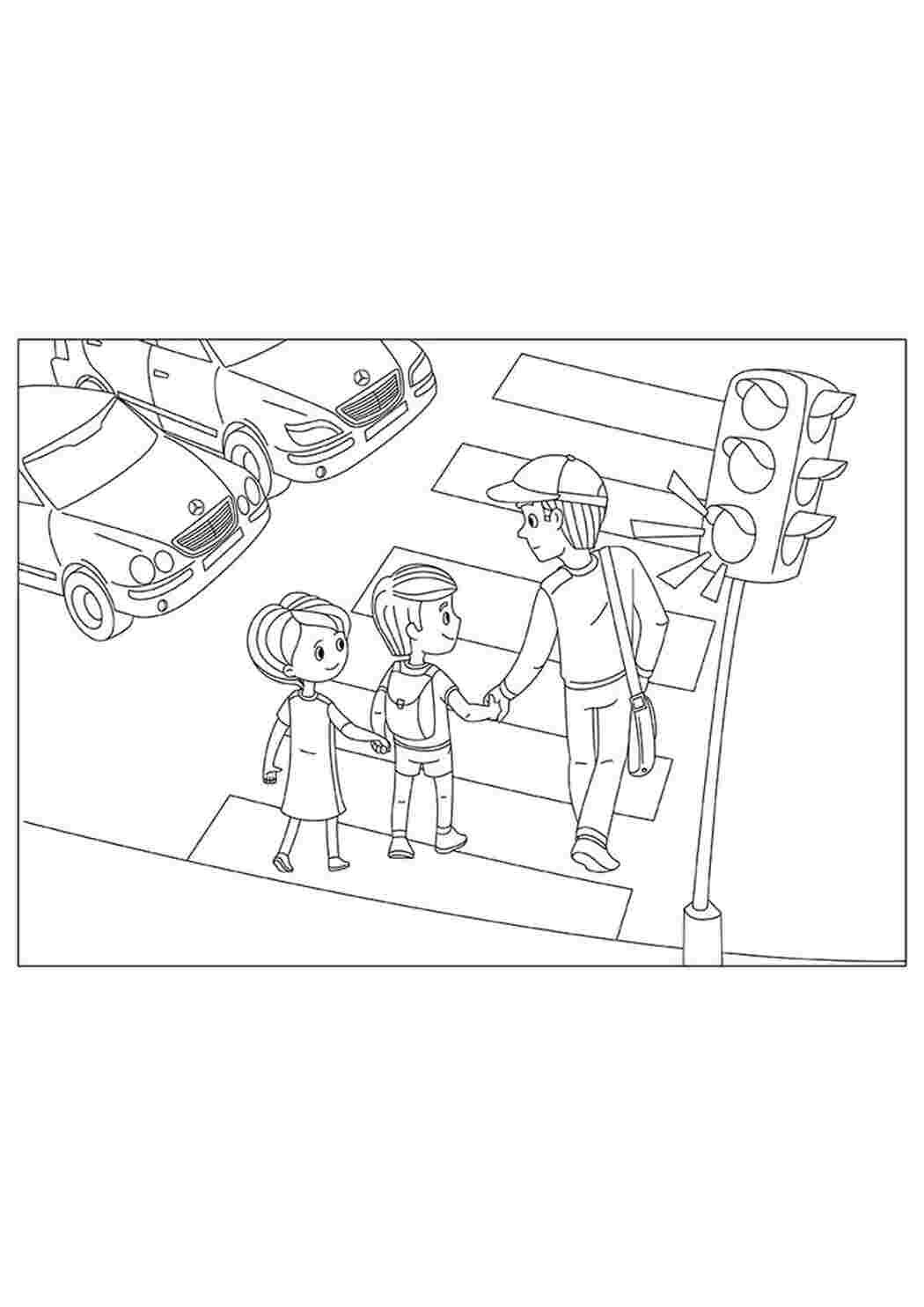 Светофор рисунок