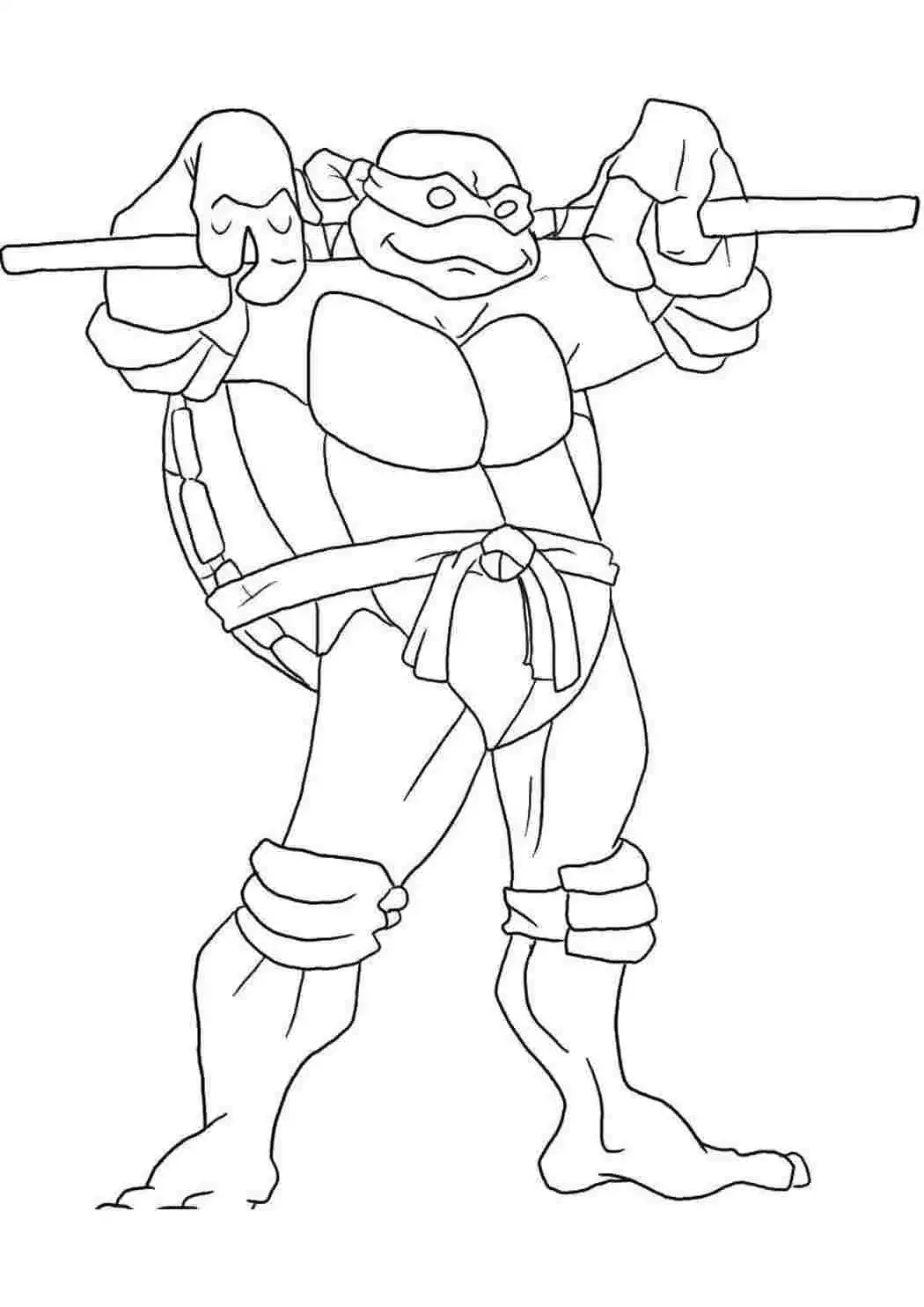 Раскраски Черепашки ниндзя Бибоп