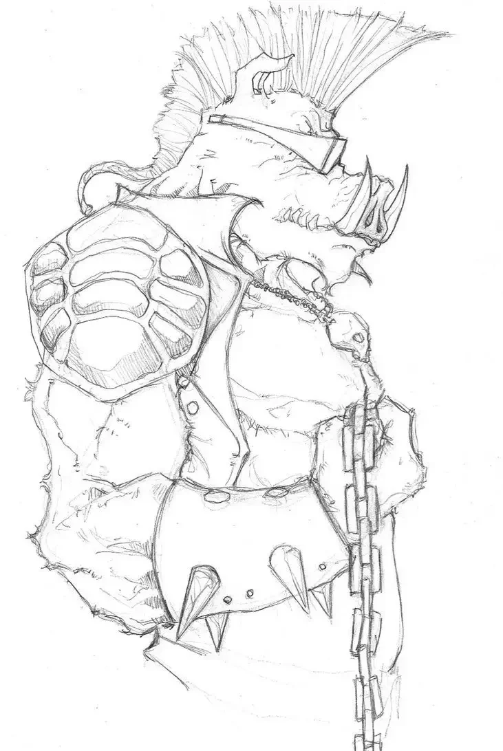 Черепашки ниндзя model Sheet