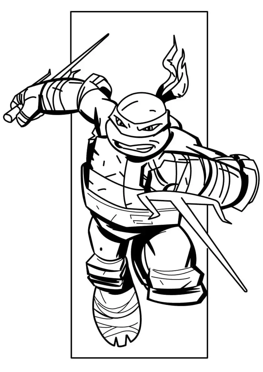 Крэнг из черепашек ниндзя раскраска