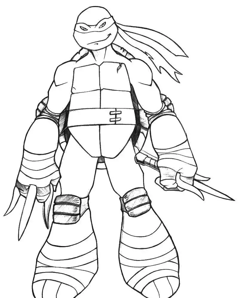 Шреддер Черепашки ниндзя чб