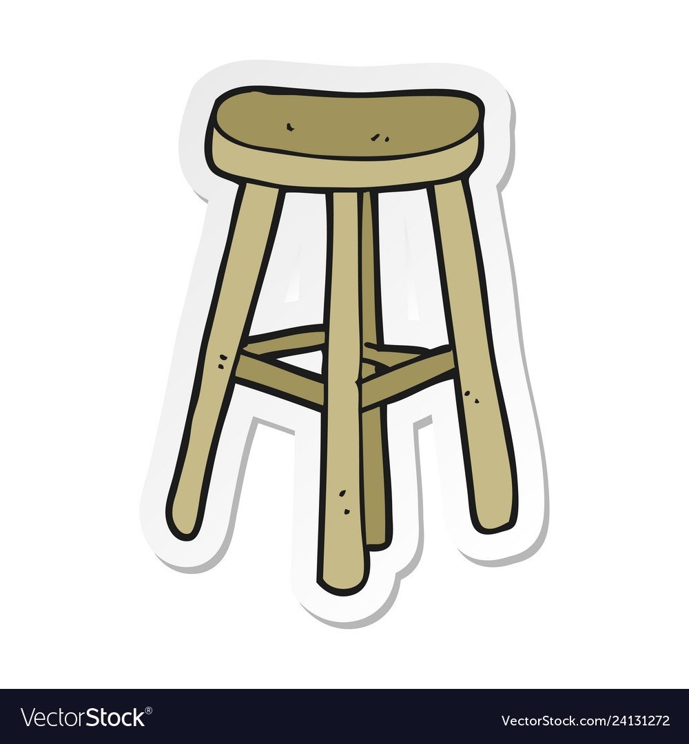 Стул раскраска для малышей