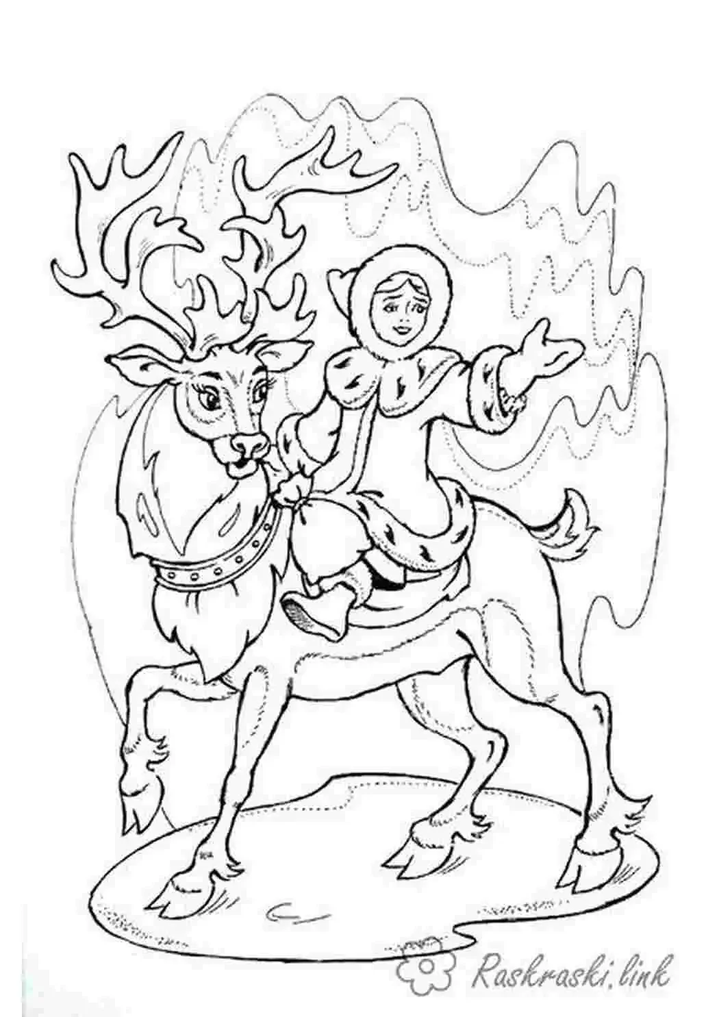 Сказка о семи богатырях и мертвой царевне раскпра