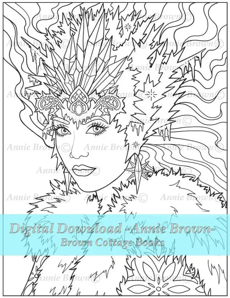 Снежная Королева Хранители чудес разукрашка