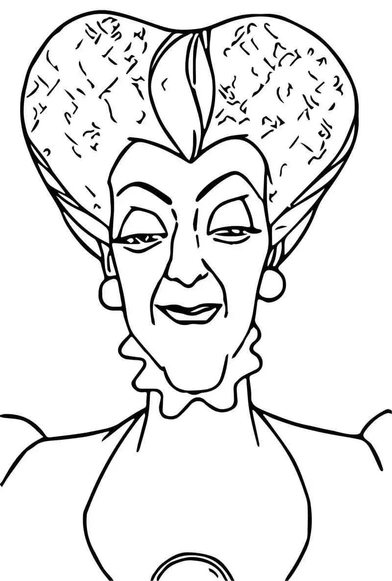 Снежная Королева раскраска