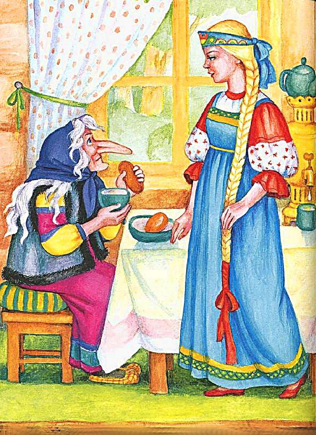 Баба Яга в сказке Василиса Премудрая