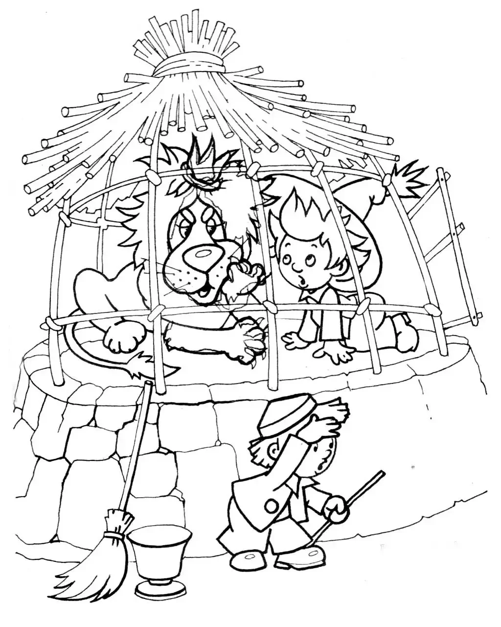 Мухомор из мультфильма Незнайка на Луне