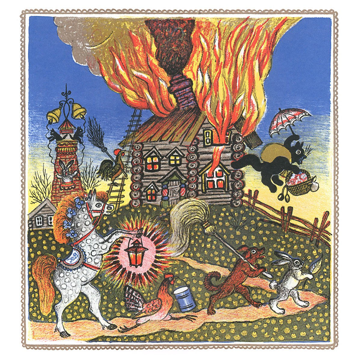 Кошкин дом иллюстрации Васнецова