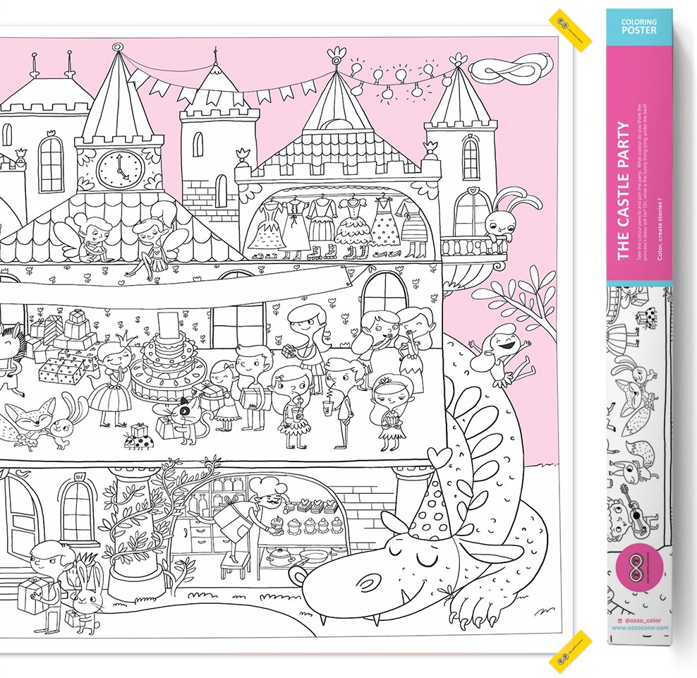 Раскраски большие