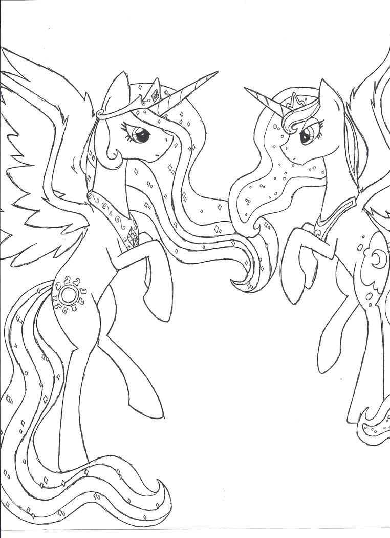 Раскраска пони Король Сомбра