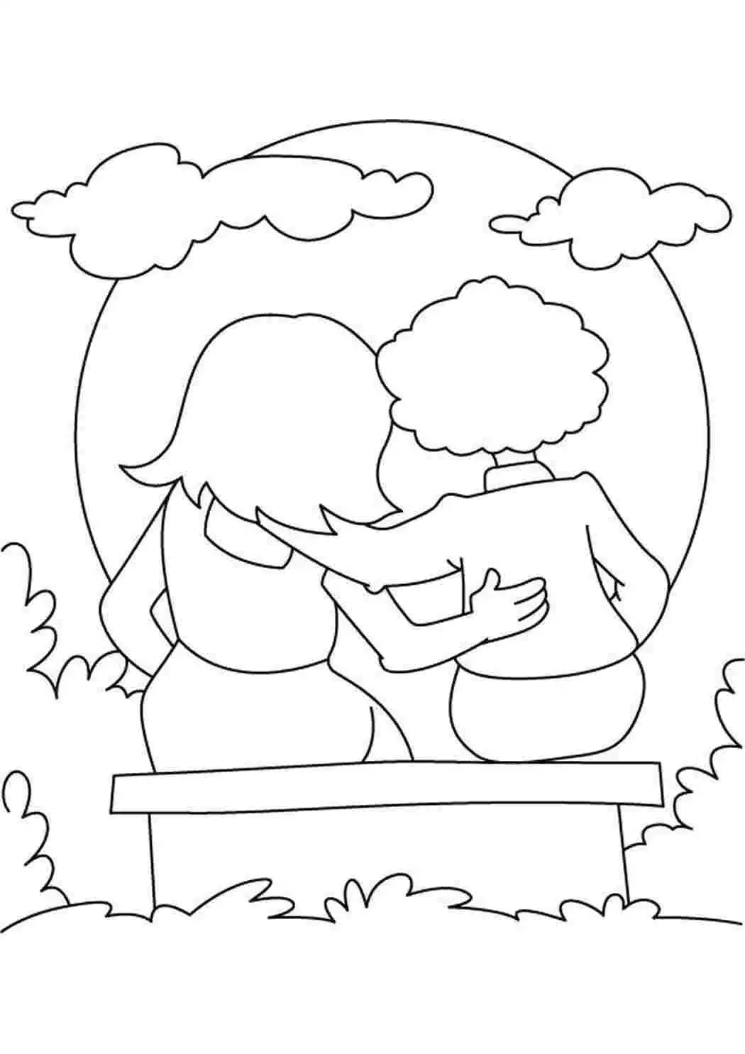 Детские раскраски Радуга