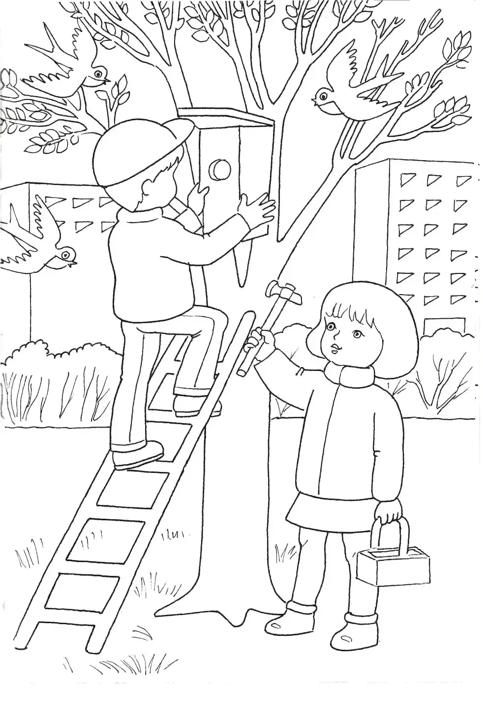 Христианские раскраски для малышей