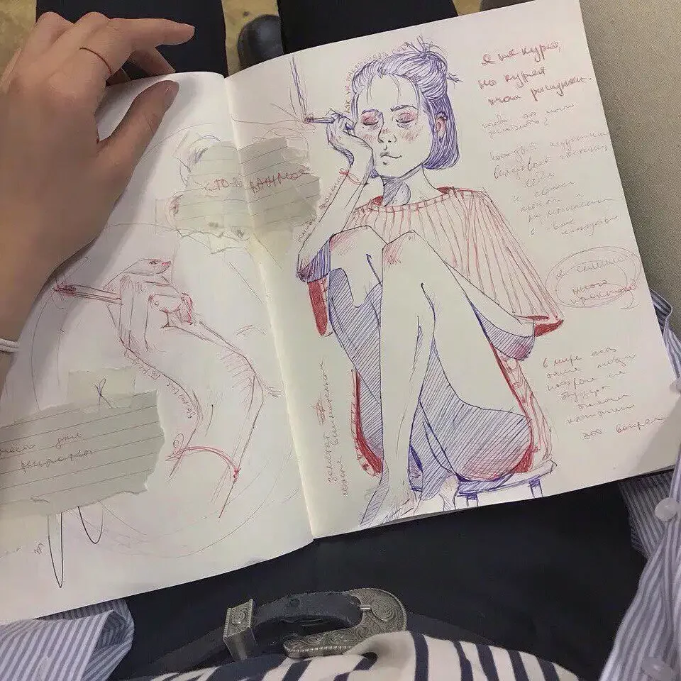 Фешион скетчбук