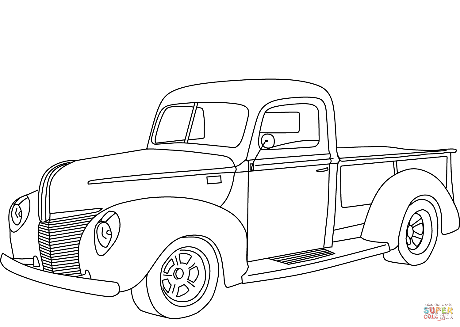 Пикап мальчиков. 1946 Ford Pickup. Раскраска Ford Pickup. Форд пикап 1940. Автомобили (раскраски).