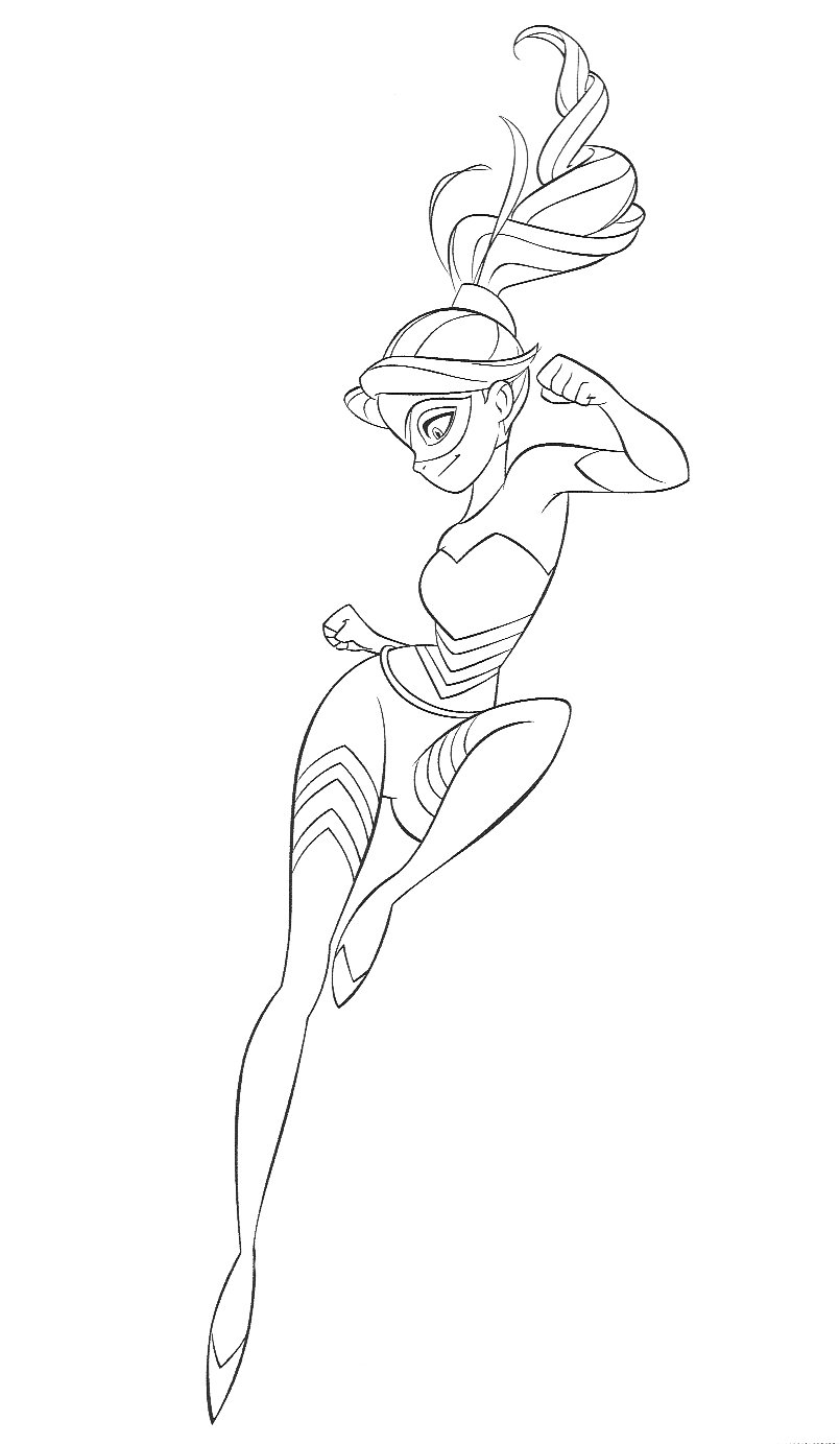 Раскраска Бражник и Габриэль Агрест раскраска