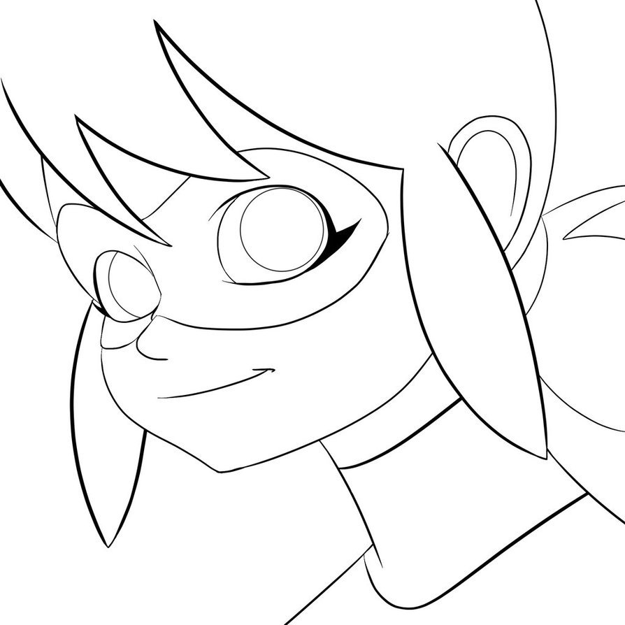 Раскраска леди баг Хлоя