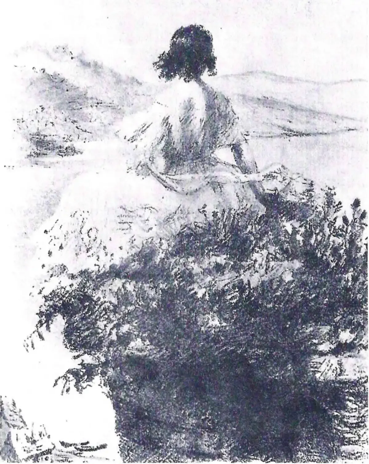 Иллюстрации к повести Ася Тургенева