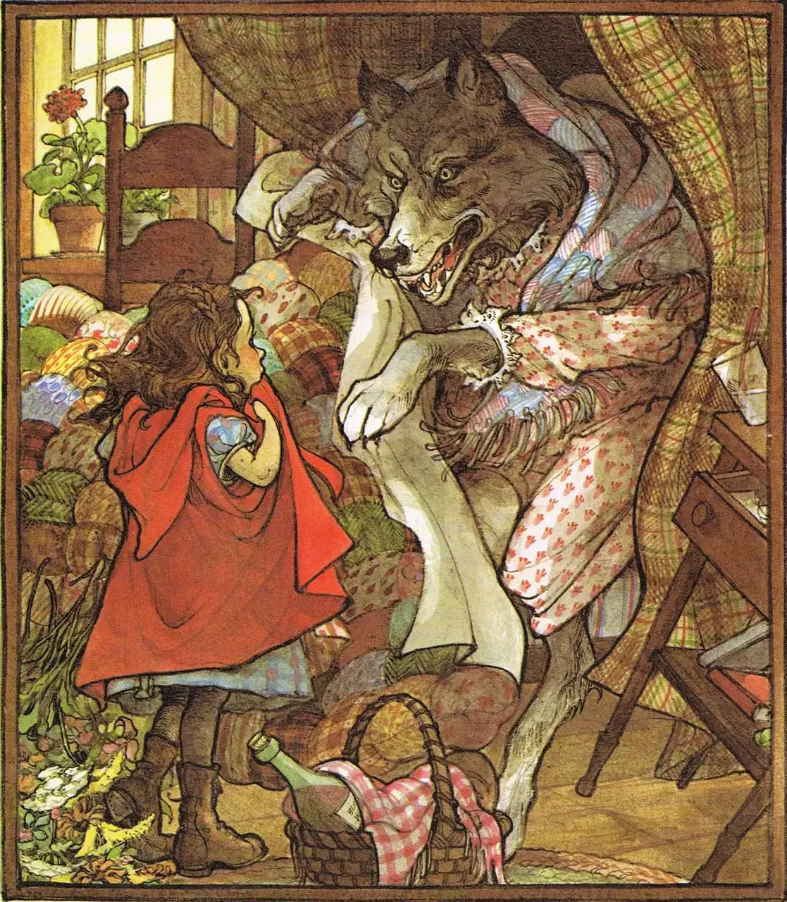 Уолтер Крейн красная шапочка