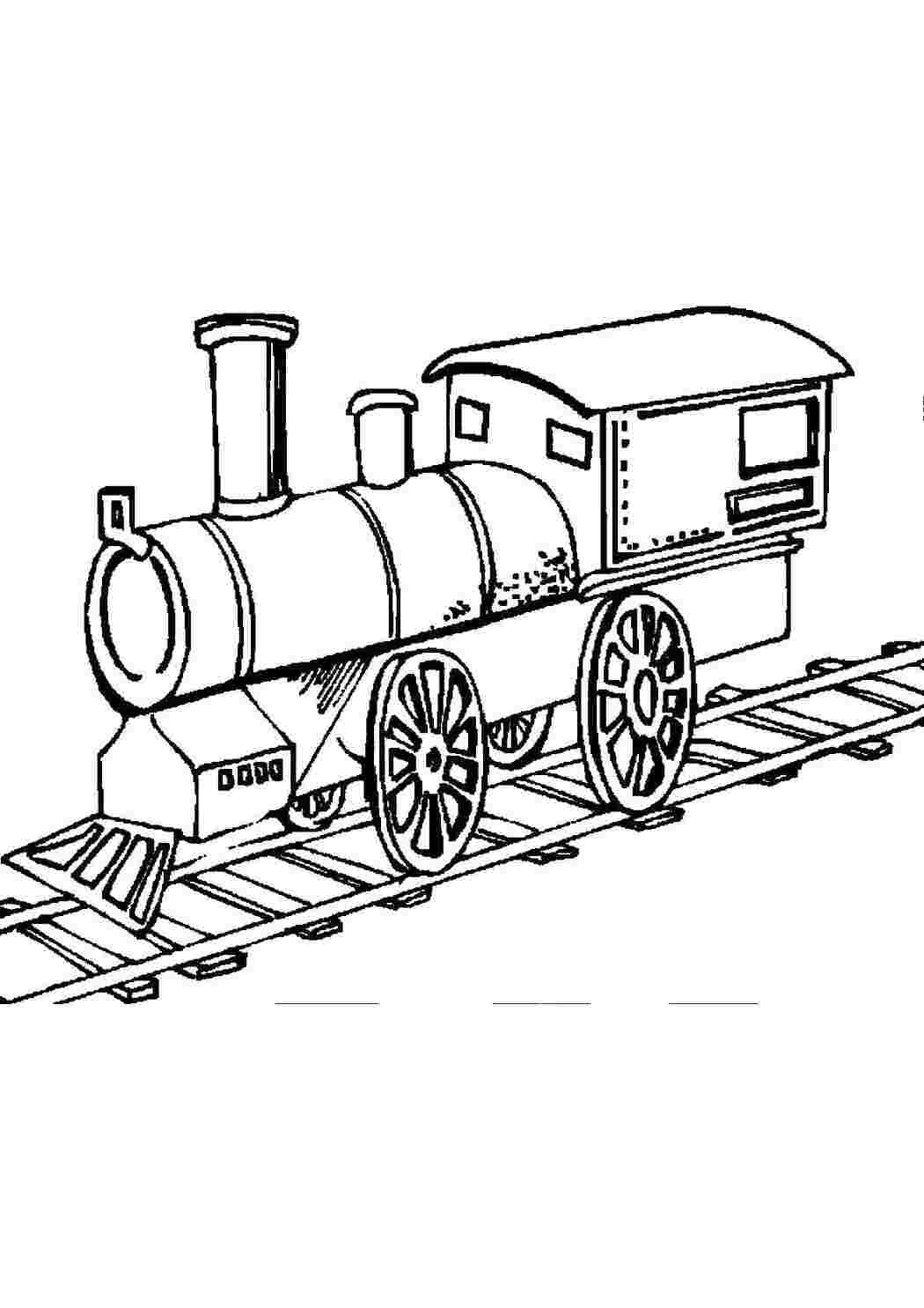 Поезд рисунок