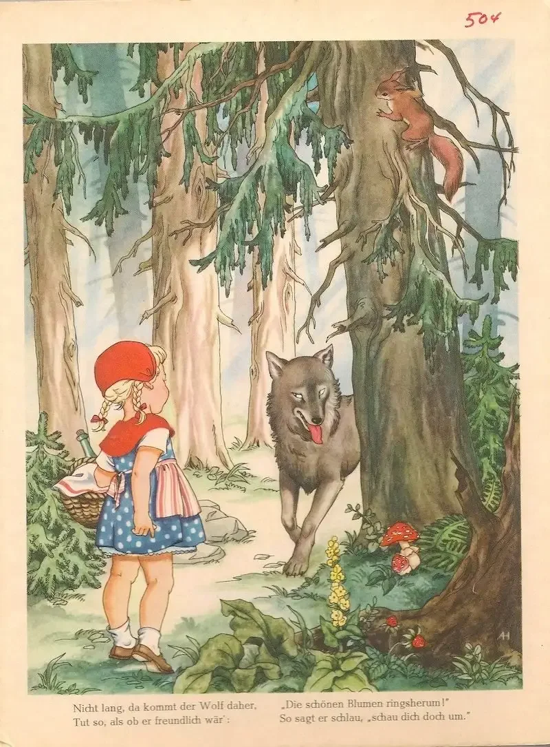 Красная шапочка иллюстрации