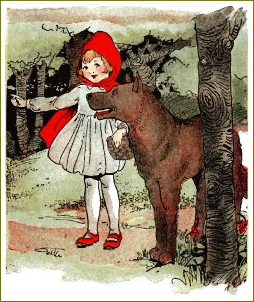 Шарль Перро красная шапочка иллюстрации