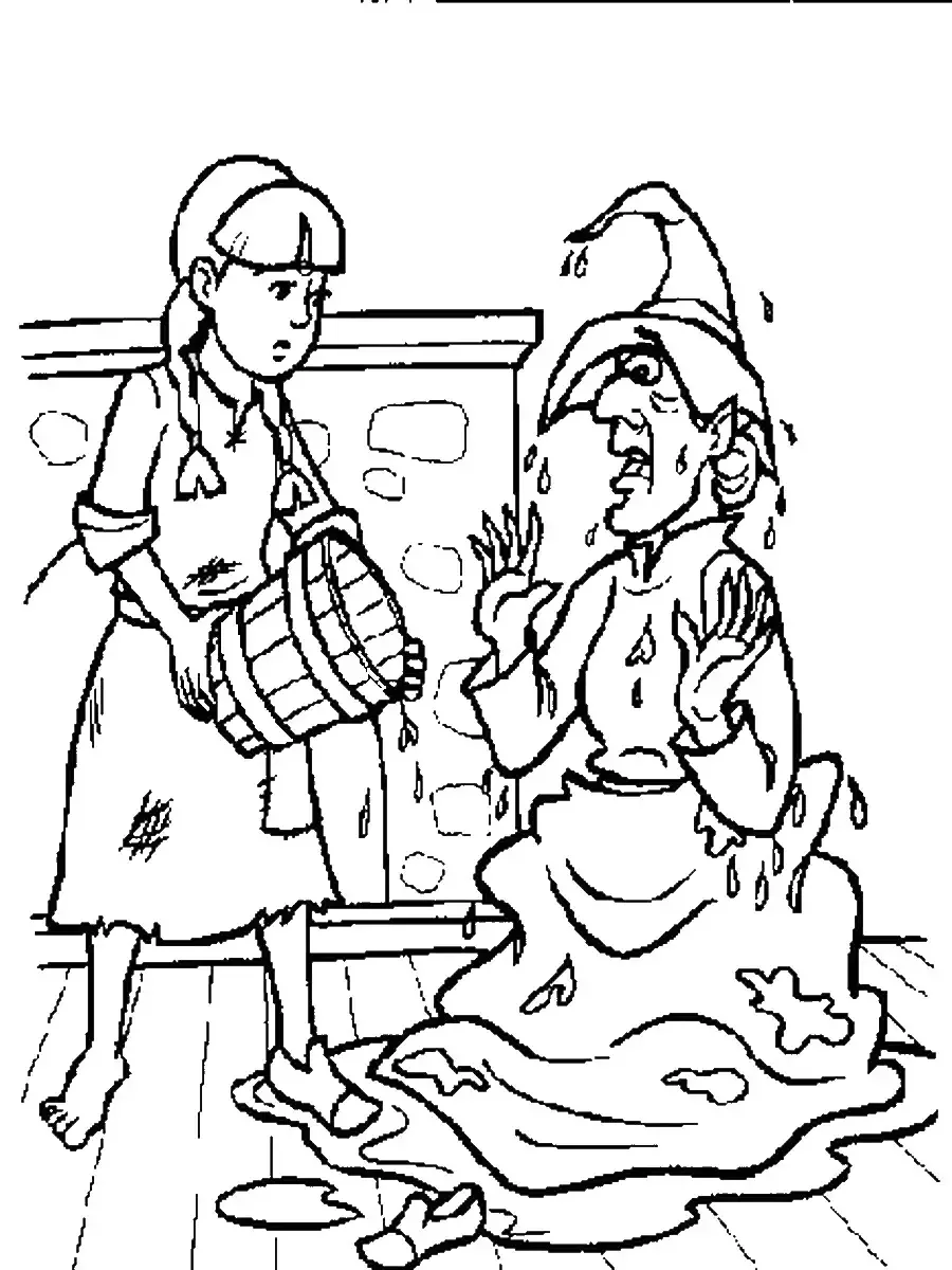 Лесоруб раскраска для детей