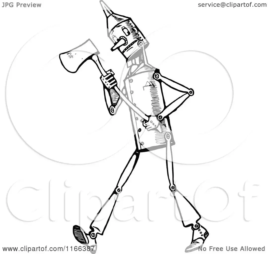 Волшебник изумрудного города раскраска дровосек