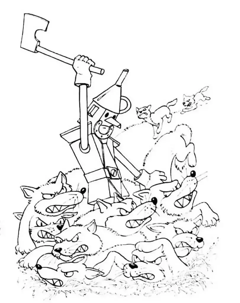 Лесоруб карандашом