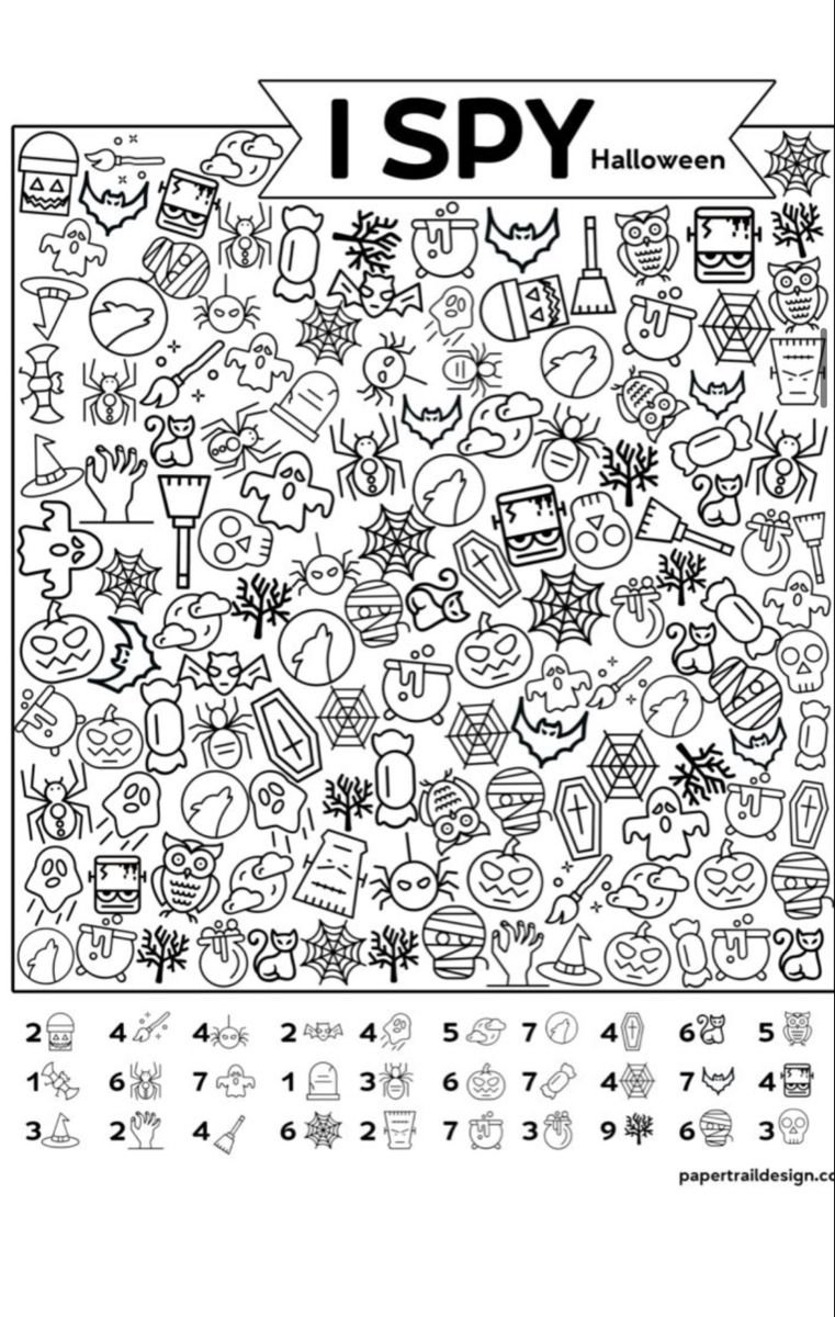 ISPY раскраски