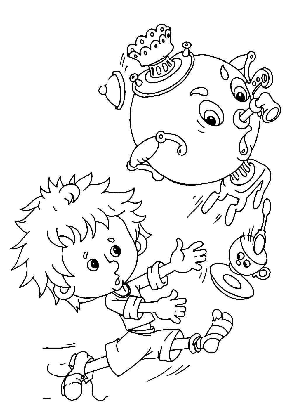 Чуковский доктор Айболит раскраска