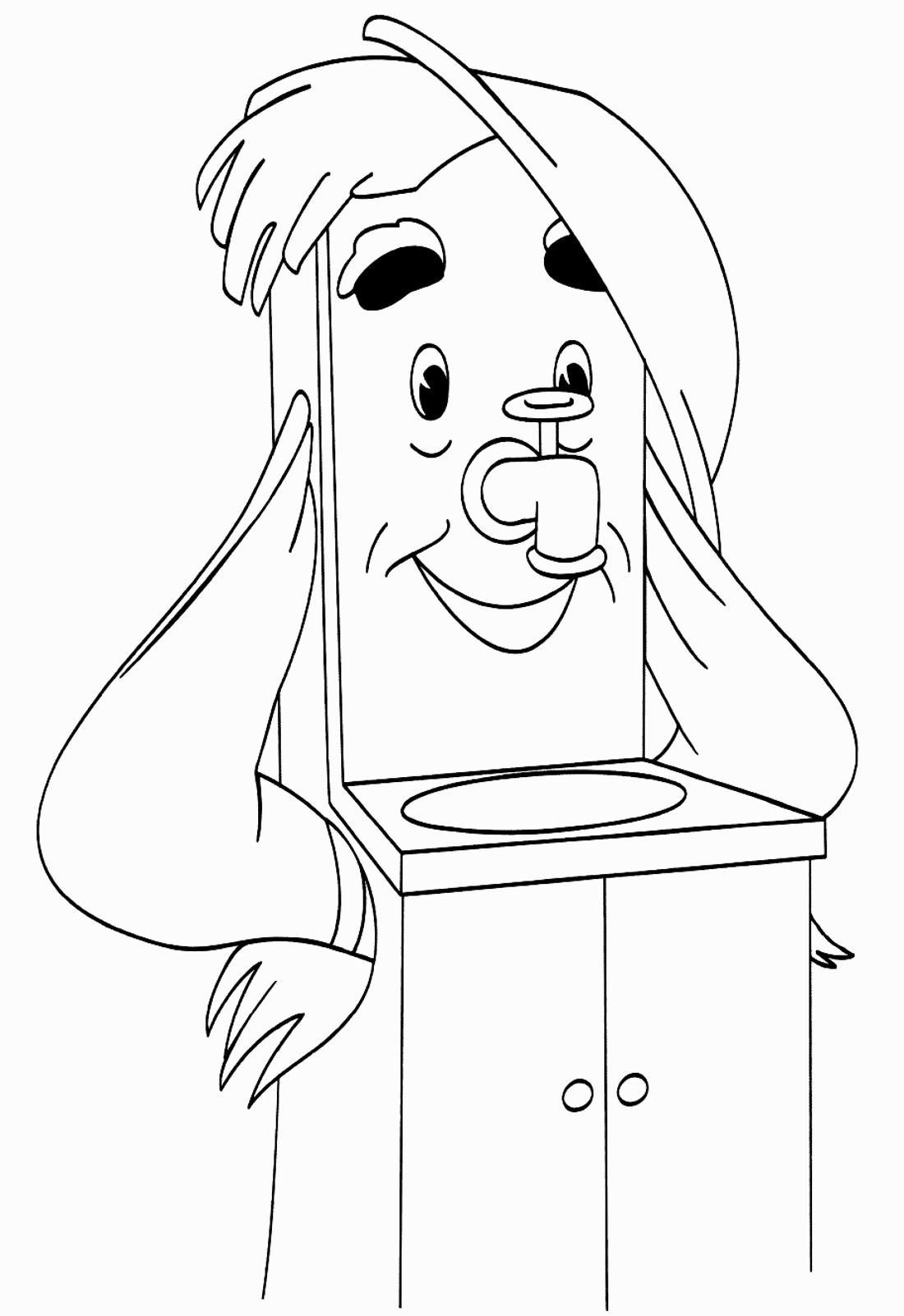 Чуковский Айболит раскраска