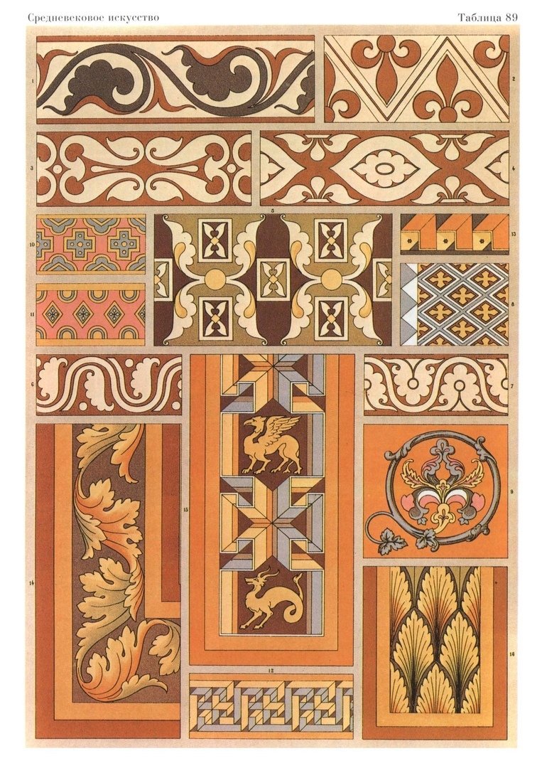 Орнамент средневековья