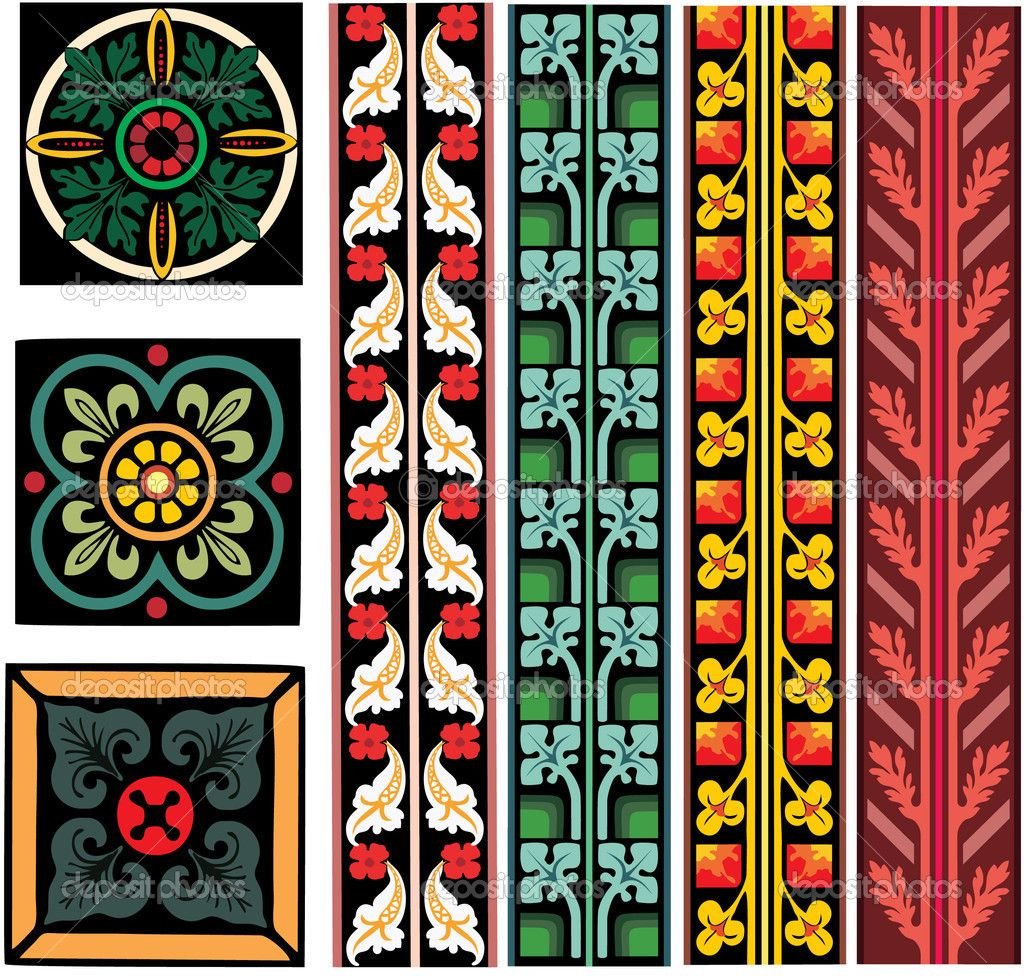 Готический орнамент в одежде