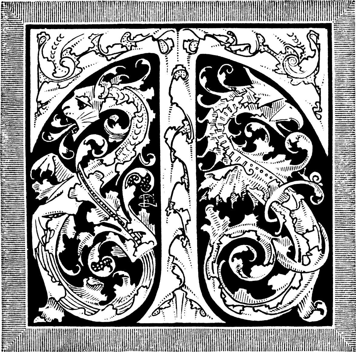 Книжная Графика буквица