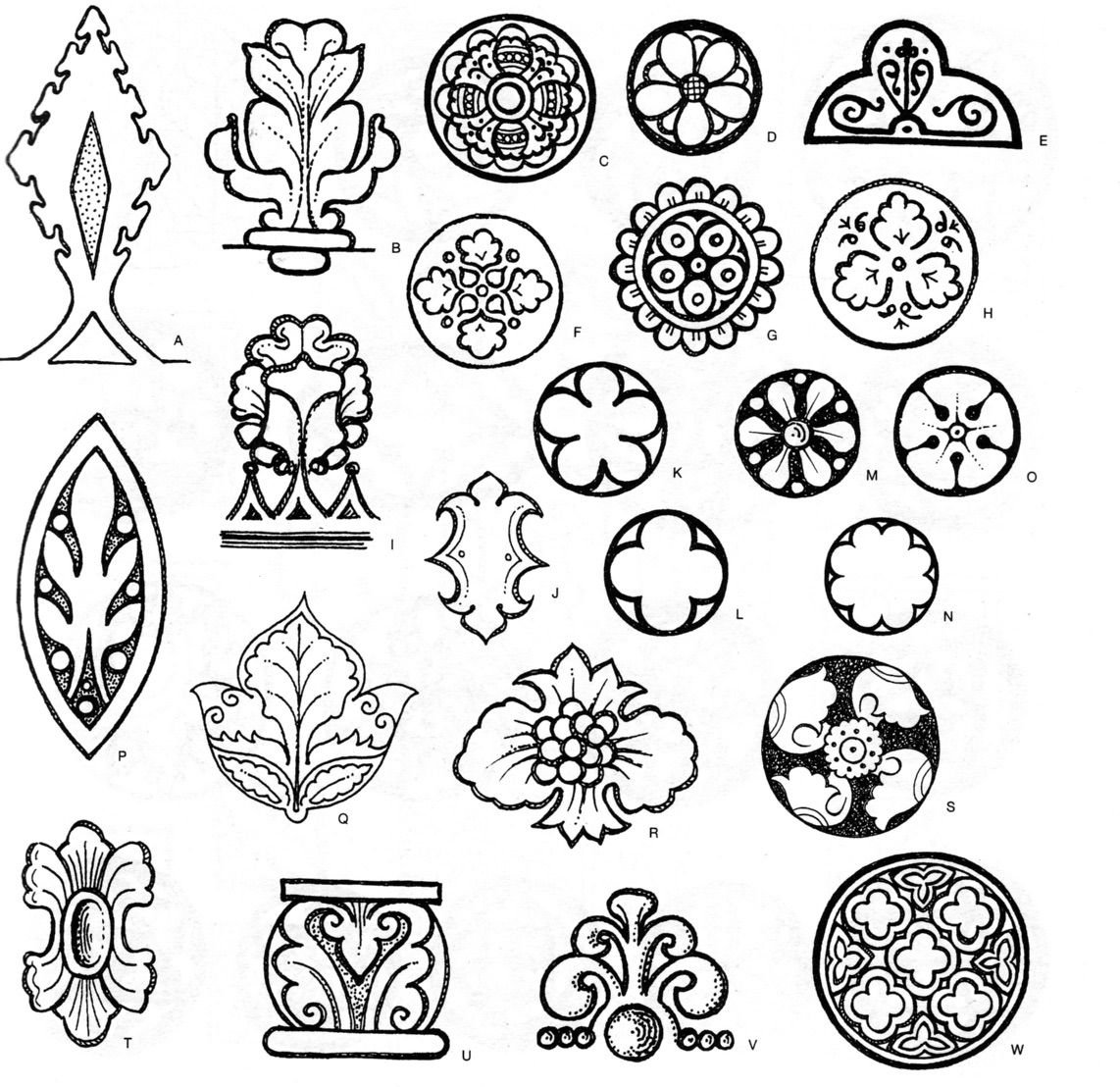 Цветочные мотивы в искусстве народов Западной Европы