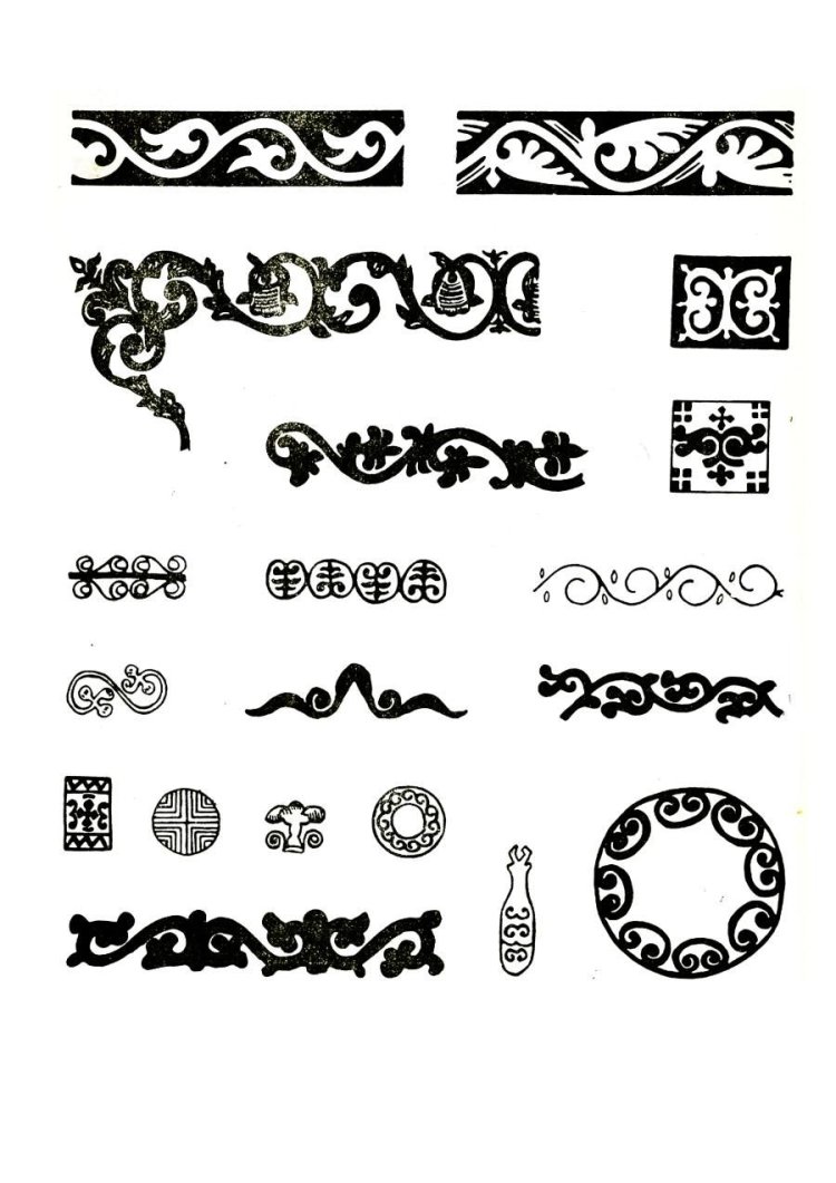 Якутские узоры орнаменты Мандар