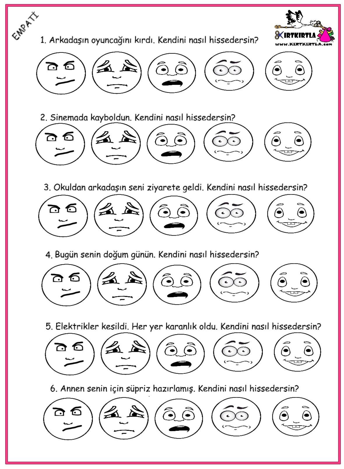 Мультяшные лица девочек и мальчиков