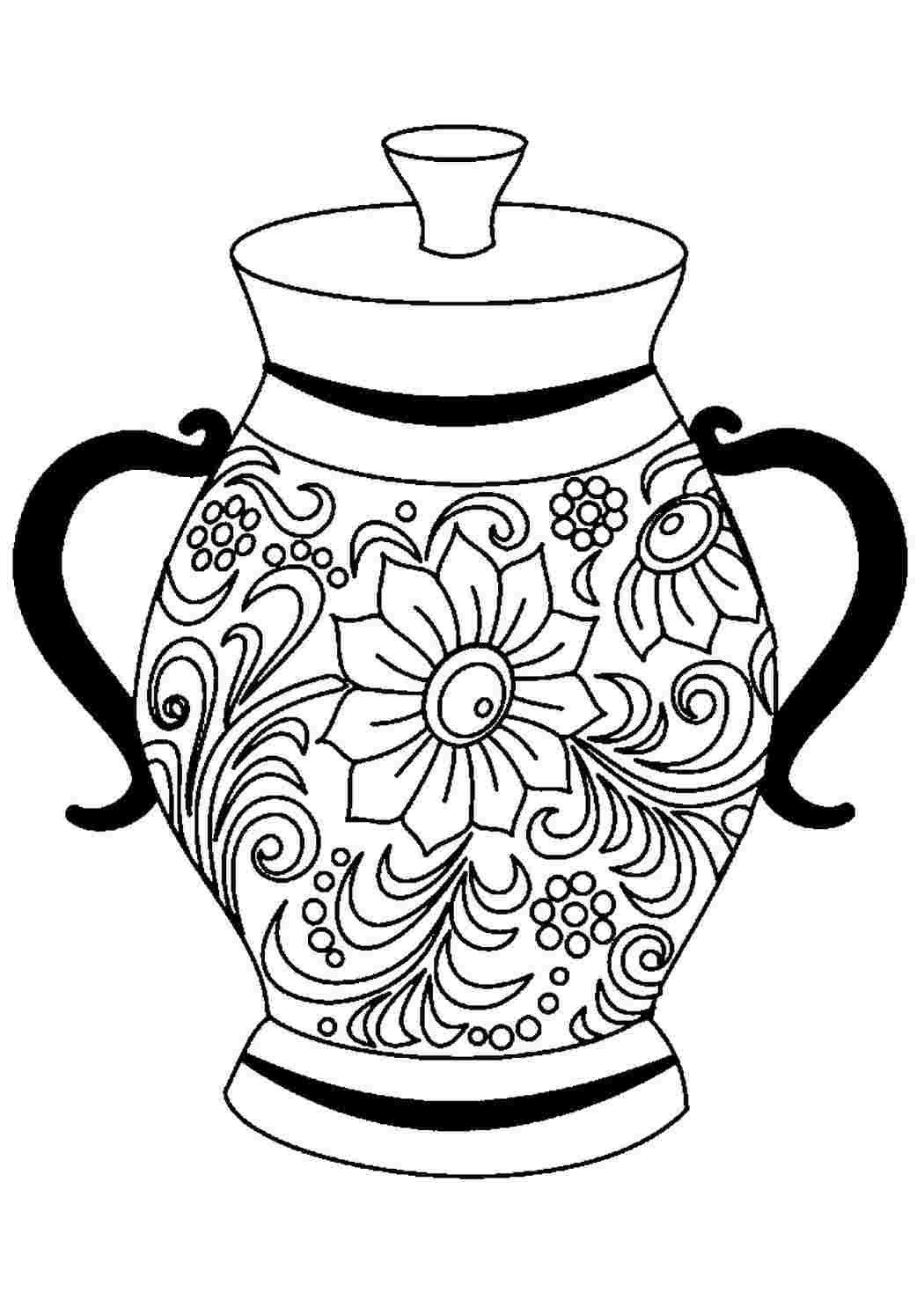 Хохлома раскраска