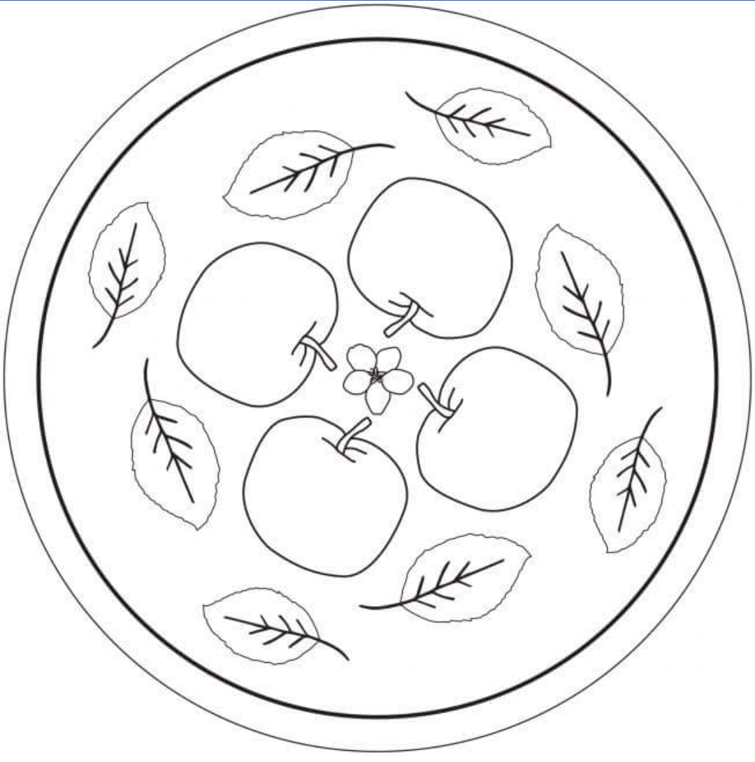 Петриковская роспись трафареты