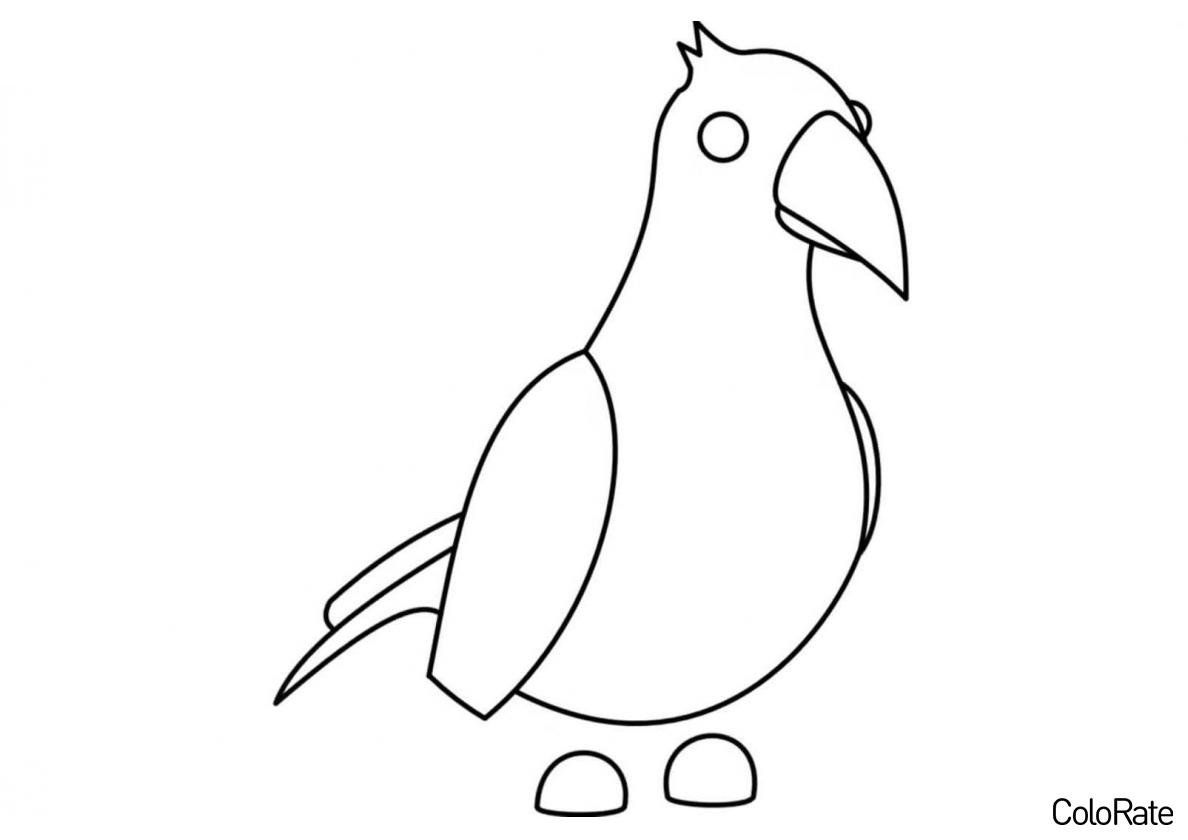 Раскраски для детей насекомые и птицы